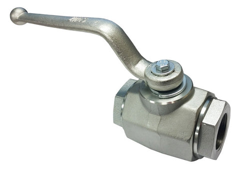 High Pressure 2-way Ball Valve, SAE-20 Female Ports - DB2-20-SAE