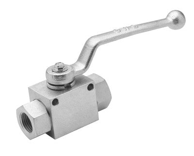 High Pressure 2-way Ball Valve, SAE-16 Female Ports - DE2-16-SAE