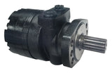 LSHT Hydraulic Motor - 9.52 in³/rev - Magneto - 14T Spline - SAE Ports - CCW - BMER-2-160-FS-FD1-S-R